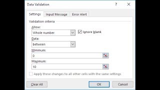 MEMBATASI INPUT DATA DENGAN DATA VALIDATION EXCEL