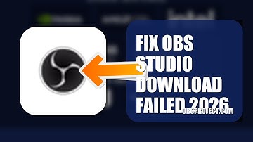 How To Fix OBS Studio Download Failed 2026