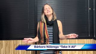 Bárbara Nóbrega Cantando Take It All (Adele)