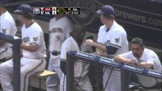 2011/09/11 Pence's nice catch