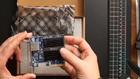 Synology 10Gb Ethernet Adapter 1 RJ45 Port E10G18 T1 & M 2 2280 NVMe SSD SNV3410 400GB Review