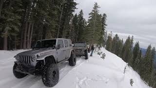 (Another)Boring Snow Run Jeep Jl and JK wranglers