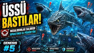 Xiphactinus'la Megalodonları Püskürttük! | ARK Genesis Part 1 #5