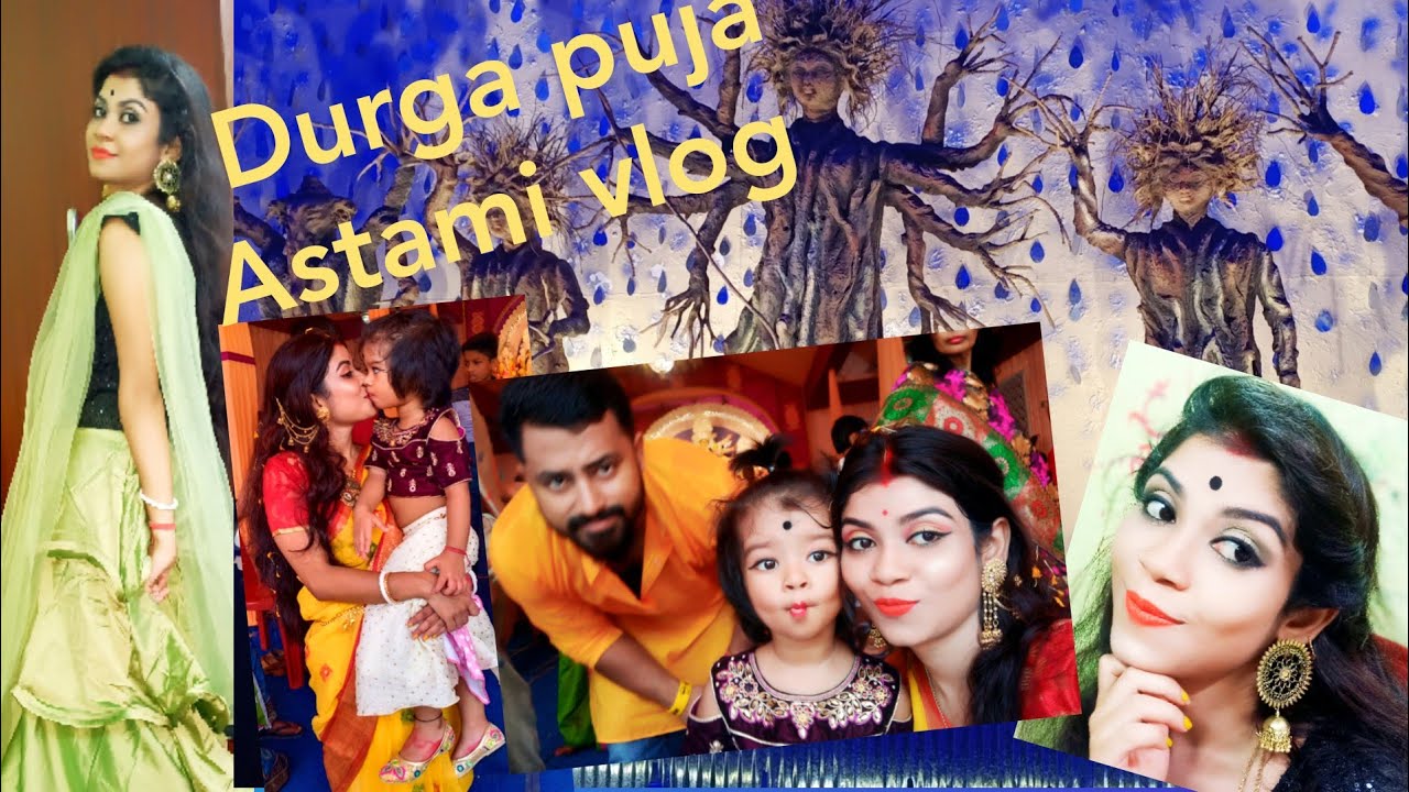 Durga Puja Astami vlog makeup for love n desire