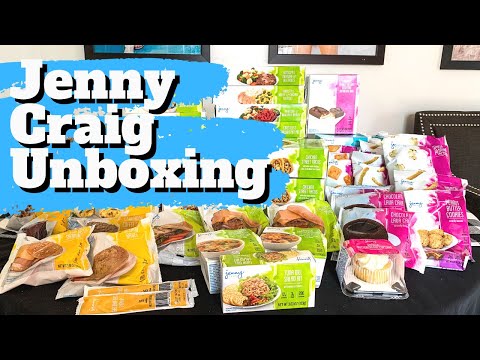 Jenny Craig Rapid Results Food Unboxing