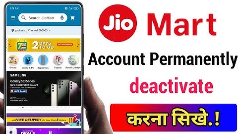 jio mart account delete kaise kare!! jio mart account permanently delete kaise kare!!