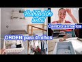 Habitación lista 4°BEBÉ/ORDEN para 4 niños/Cambio de armarios#orden#familianumerosa#armarios#deco