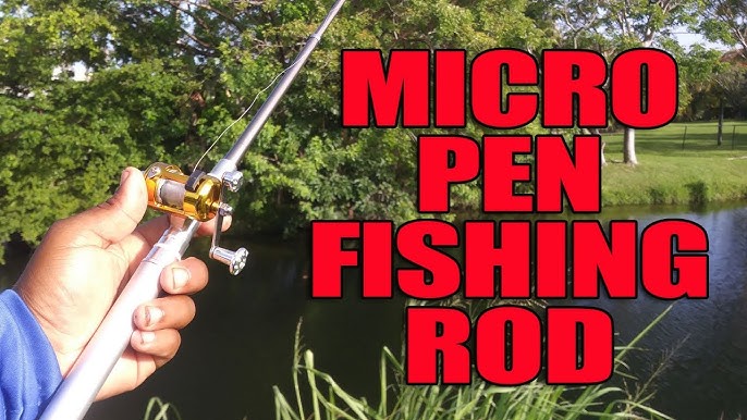Fishing With Micro Pen Fishing Rod & Rocket Fishing Rod 