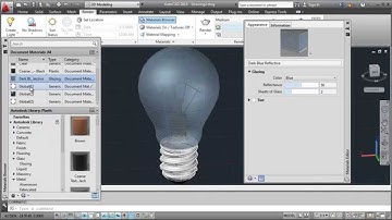 AutoCAD Tutorial Light Bulb Modeling