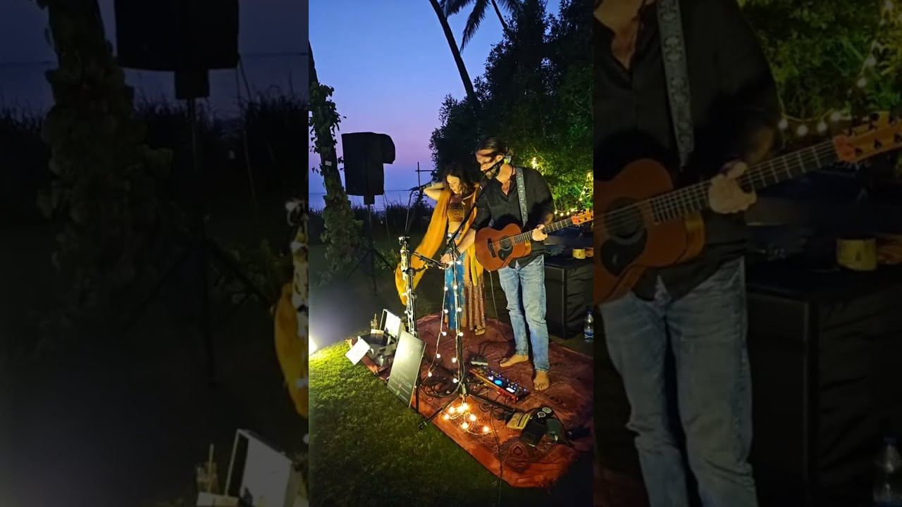 Looping on the beach in Goa @ The Wave @loveaffaireduo