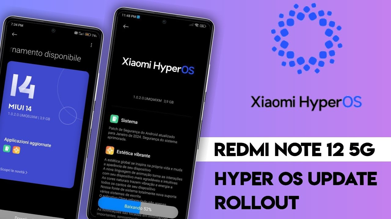 Hyper OS Update Rollout Redmi Note 12 5G | Redmi Note 12 5G Hyper OS ...