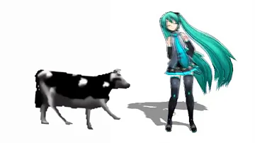 Hatsune Miku - Polish Dancing Cow (Tylko jedno w glowie mam)