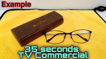 35 Seconds TV Commercial Video in 4 DAYS (Example for Assignment)