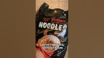 Trader Joe’s Squiggly Noodle🍜 #traderjoes #trendingshorts #noodles #squigglynoodles #tastetest