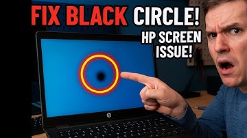 HP Laptop Screen Black Circle Issue? Here’s How to Fix It!