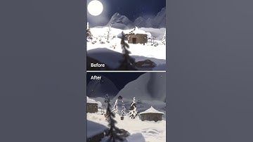 What do you think of this before and after? 🤔 #gamedev #indiegame #unity