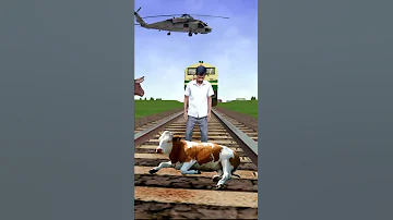 May 13, 2022 Funny video - train & man vs cow