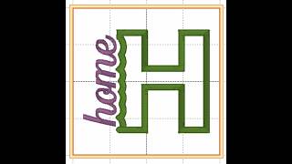 HomeCutout Embroidery Design using Embrilliance Enthusiast and StitchArtist