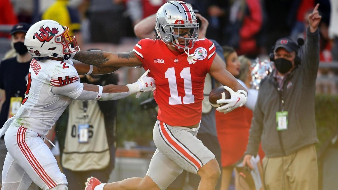 Jaxon Smith Njigba the best WR in college football??! 2021 Ohio State