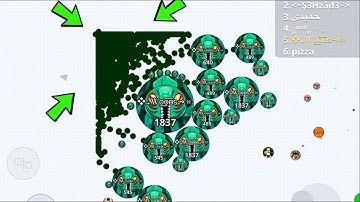 ✅ Agar.io Mobile  - IMPOSSIBLE CANNONSPLITS | BLACK SKIN DESTRUCTION | PRIVATE SERVER | Agar.io