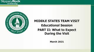 Msche 2021 Part Ii - What To Expect During The Visit