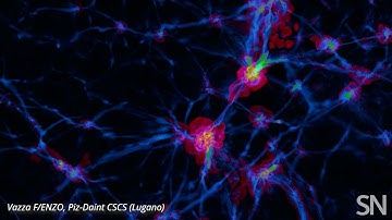Watch a simulation of shock waves in the cosmic web | Science News