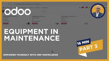 Equipment in Maintenance Application in Odoo 18 | المعدات في تطبيق الصيانة بـ