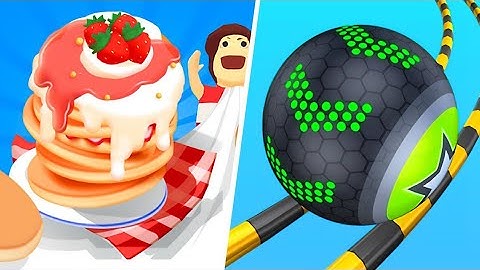 Pancake Run | Going Balls - All Level Gameplay Android,iOS - NEW BIG APK UPDATE