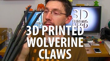 3D Printing Wolverine Claws from Le Fab Shop on my gMax 1.5XT