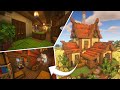 Minecraft Large Farmhouse Interior - Build Tutorial