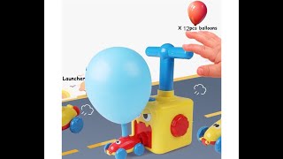 Balloon Launcher Car Toy Set