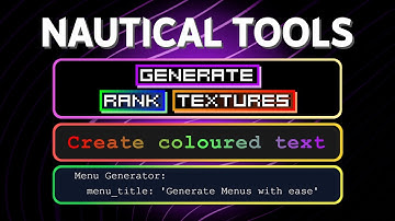 Generate Minecraft Ranks, Text, Menus, & More With Nautical Tools