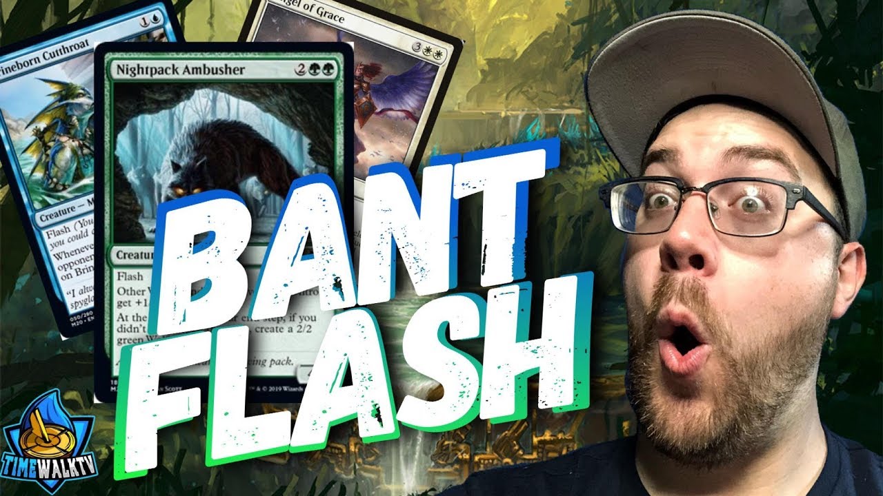 [MTG ARENA] BANT FLASH GAMEPLAY - M20 STANDARD