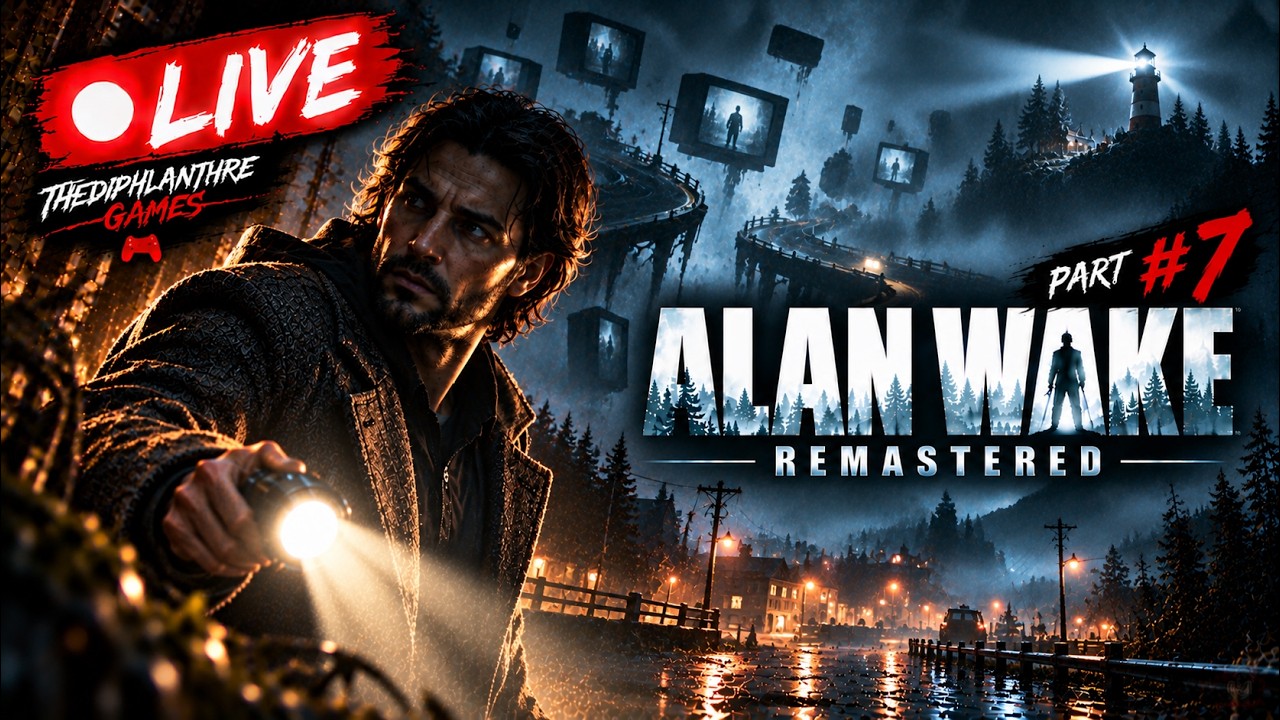 🔴 LIVE NOW — Reality Is Falling Apart… 👁️ | Alan Wake Remastered #7 ...
