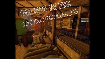 Cheap Insane base design /bunker/building 3.0/solo/duo/trio/clan -Rust