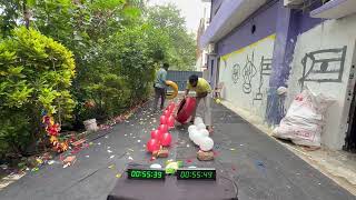 Timer pop balloons challenge