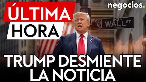 ÚLTIMA HORA | Trump niega el informe del WSJ sobre los planes de atacar a Irán