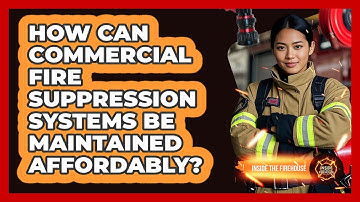 How Can Commercial Fire Suppression Systems Be Maintained Affordably? - Inside the Firehouse