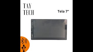 Mp8 plus 1 din 7 polegadas bluetooth usb touch