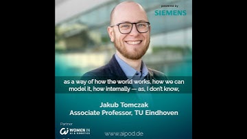 Prof. Dr. Jakub Tomczak explains his GenAI systems approach for the industrial sector #genai #ai