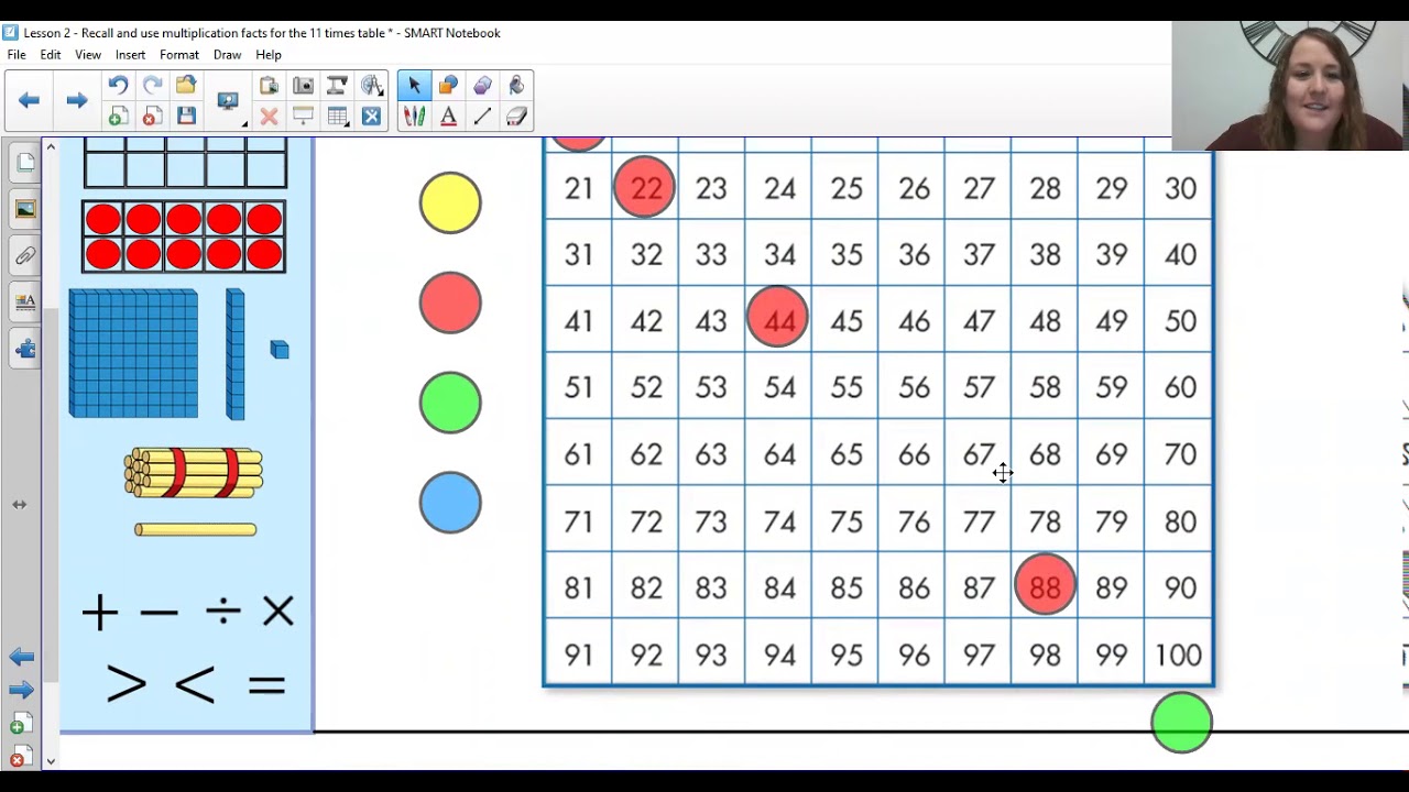 19 1 21 Year 4 Maths L2 Walt Recall And Use Multiplication Facts For The 11 Times Table Youtube