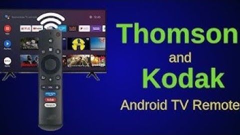 KODAK AND THOMSON LED TV REMOTE PAIR