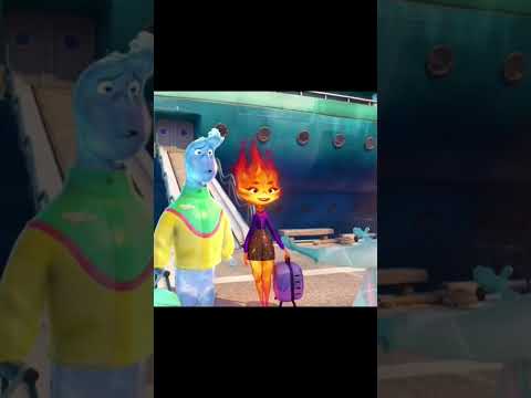Мультфильм Элементарно Прощается с семьей  Ember × Wade #shorts #кино #фильм #мультфильм