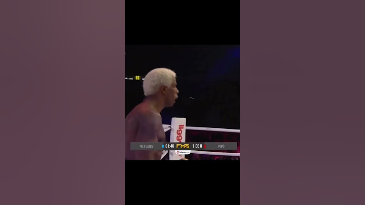 Popó VS Pelé luta de boxe