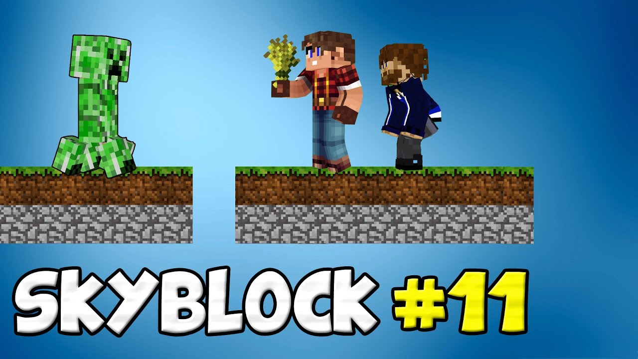 Creeper Baiting Skyblock Part 11 YouTube