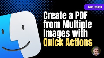 Create a PDF from Multiple Images with Quick Actions on the Mac