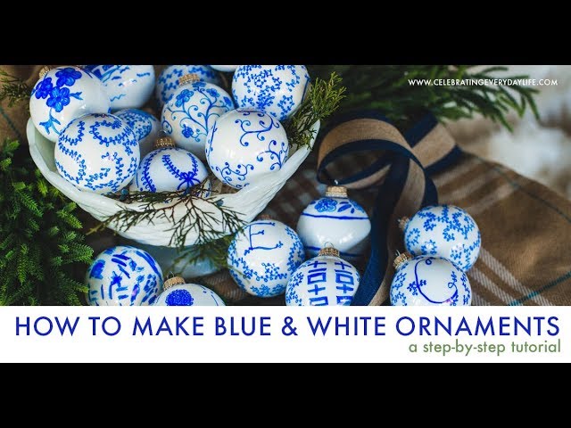 Blue & White Chinoiserie Christmas - Home Tour 2022 - Chinoiserie
