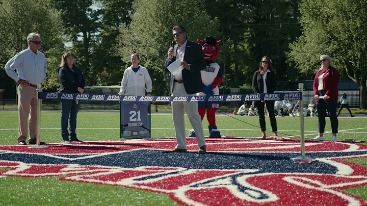 Elizabeth Ruth Hennessy Field Ribbon-Cutting Cerem...