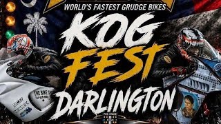 KOG Fest at Darlington Dragway on August 14, 2026