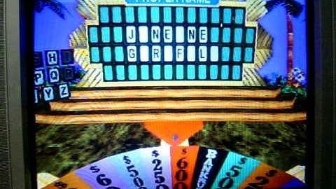 Playstation Wheel of Fortune Run Game 26 Part 3